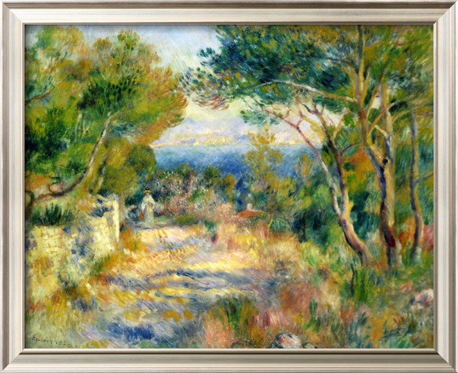 L Estaque 1882 - Pierre-Auguste Renoir painting on canvas